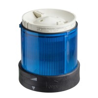 Ø 70 Mm Işıklı Birim - Yanıp Sönen - Mavi - Ip65 - 24 V - 1