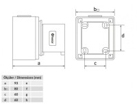 Bemis BC1-3303-2210 CEE Norm IP44 3/32A Duvar Fiş - 2