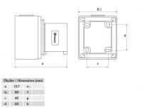 Bemis BC1-3504-2210 CEE Norm IP44 32A Duvar Fiş - 2