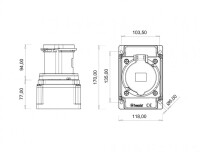 Bemis BC1-4504-2510 CEE Norm IP44 63A Duvar Priz - 2