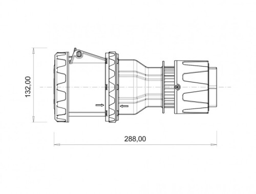 Bemis BC1-6403-7312 CEE Norm IP67 125A Uzatma Priz - 2