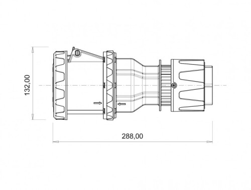 Bemis BC1-6504-7312 CEE Norm IP67 125A Uzatma Priz - 2