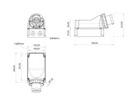 Bemis BC1-6505-7236 CEE Norm IP67 125A 90° Eğik Duvar Fişi - 2