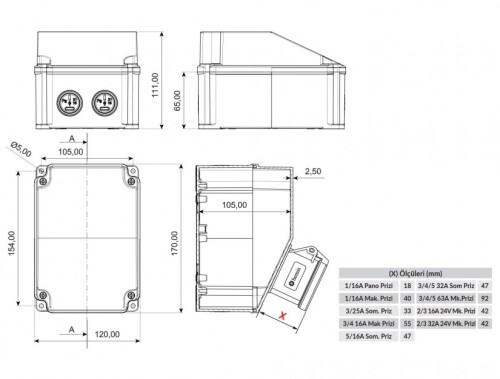 Bemis BD7-2134-2020 Mini Kombinasyon - 2