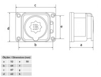 Bemis BK1-1402-3511 Kauçuk Duvar Priz - 2