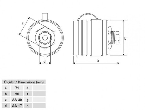 Bemis BK4-7501-2410 Kauçuk IP55 200A 16/95mm2 200A. Makine Priz - 2