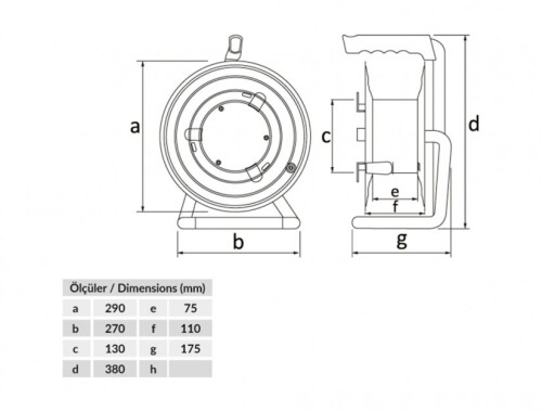 Bemis BM2-3102-0000 Prizsiz IP20 Metal Makara (Kulaklı Kapaklı) - 2