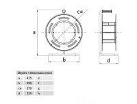 Bemis BM4-5103-1160 Prizli IP44 Metal Makara - 2