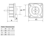 Bemis BS1-1402-7114 CEE Norm IP68 220V-250V Makine Fiş - 2