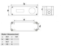 Bemis BT3-4040-0002 IP44 Sigorta ve Priz Kutusu - 2