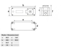 Bemis BT3-4060-0002 IP44 1/16A. 220V. Prizli Sinyalli Sigorta Kutusu - 2