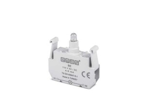 Emas BE LED'li 110V AC/DC Mavi Sinyal Blok 