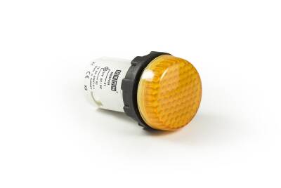 Emas MBSP024S Plastik LED'li 24V AC/DC Sarı 22 mm Sinyal - 1