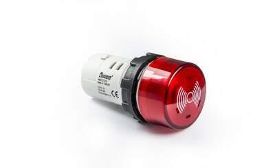 Emas MBZS220S Plastik LED'li 230V AC 22 mm Buzzer - 1