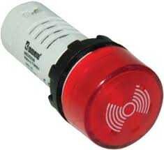 Emas MDSD024S Plastik LED'li 24V AC/DC Sarı 16 mm Sinyal - 1