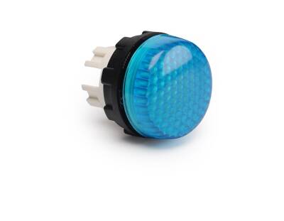 Emas S222LM Plastik LED'li 230V AC Mavi 22 mm Sinyal - 1