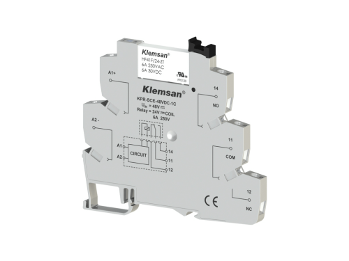 Klemsan 270824 KPR-SCE-48VDC-1C PLC Röle Modülü - 1