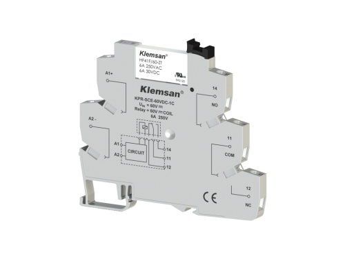 Klemsan 270834 KPR-SCE-60VDC-1C PLC Röle - 1