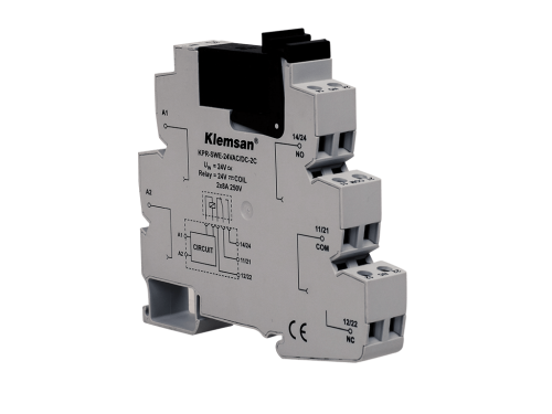 Klemsan 272524 KPR-SWE-12VDC-2C PLC Röle - 1