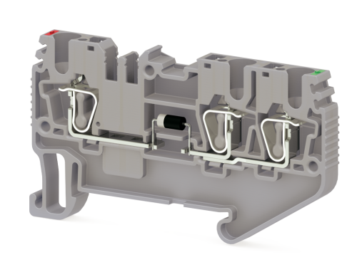 Klemsan SRD 2.5 ED_B 2,5mm² Gri Diodlu Klemens - 311109 - 1