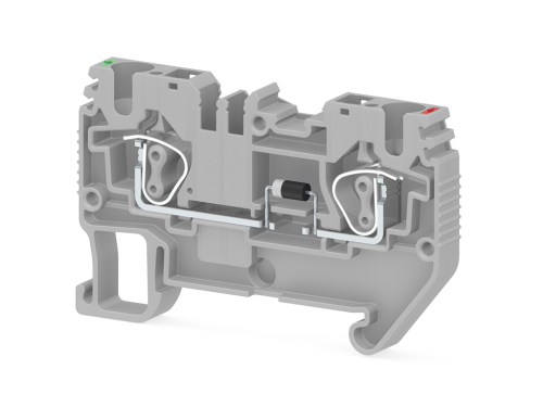 Klemsan SRD 4 D_B 4 mm² Gri Diodlu Klemens - 311699 - 1