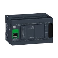 Modicon M241 PLC Kompakt Tip Ethernetli 24 V DC 14 / 10 T - 1 x CanOpen, 1 x Ethernet , 2 x RS4855 - 1