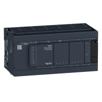 Modicon M241 PLC Kompakt Tip Ethernetsiz 100-240 V AC 24 / 16 R - 2 x RS485 - 1