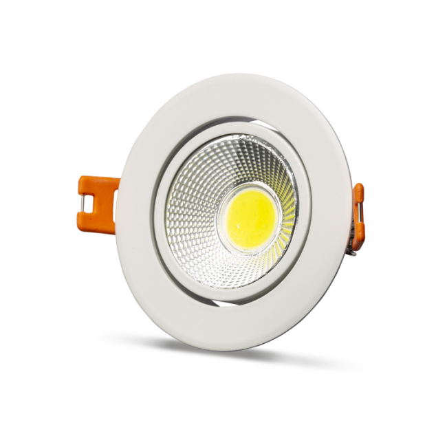 Noas YL28-0502 5W 6500K Beyaz Işık Mercan Krom Kasa Sıva Altı Led Spot - 1