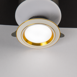 Noas YL38-0521 5W 6500K Beyaz Işık White+Gold Kasa Sıva Altı Led Spot - 2