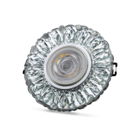 Noas YL65-1717 Lodos 3W 4000K Natural Beyaz Led Çerçeveli Dekoratif Kristal Cam Boş Kasa - 1