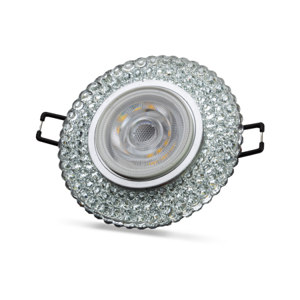 Noas YL65-1747 Nilus 3W 4000K Natural Beyaz Led Çerçeveli Dekoratif Kristal Cam Boş Kasa - 1