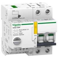 Schneider Electric A9C62225 Reflex iC60N 2 Kutup 25A C Eğrisi - 1