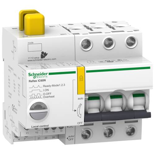 Schneider Electric A9C62310 Reflex iC60N 3 Kutup 10A C Eğrisi - 1