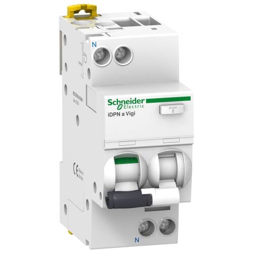 Schneider Electric A9D34616 Kaçak Akım Korumalı Sigorta iDPN Vigi 1 Kutup + N 16A 4.5 kA C Eğrisi 30mA - 1