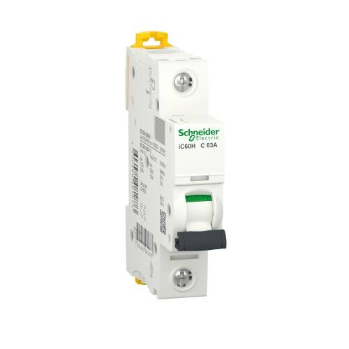 Schneider Electric A9F84163 Acti9 iC60H 1 Kutup 63A 10kA C Tipi Otomatik Sigorta - 1