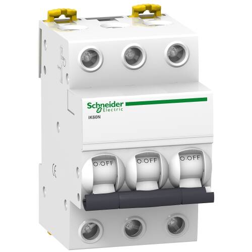 Schneider Electric A9K23310 Acti9 iK60N 3 Kutup 10A 6kA B Tipi Otomatik Sigorta - 1