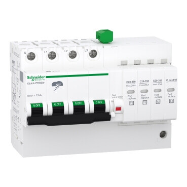 Schneider Electric A9L16297 İquick Prd20R Modüler Kesinti Durdurucu 3 Kutup + N 264V Uzaktan Aktarmalı - 1