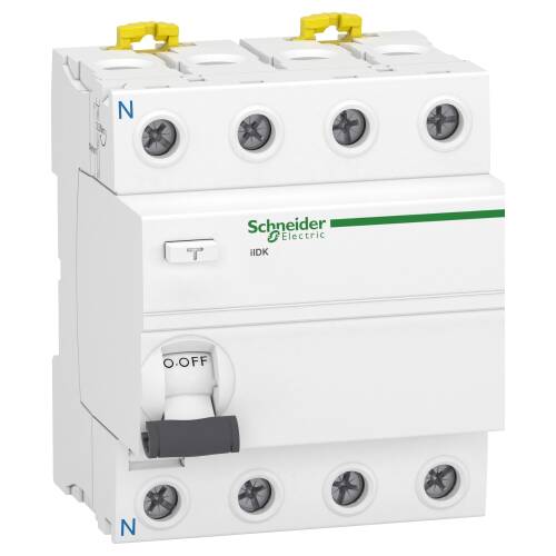 Schneider Electric A9R50425 4 Kutup 25A 30mA AC Tipi Kaçak Akım Rölesi - 1