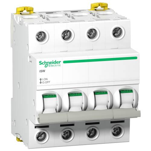 Schneider Electric A9S65463 ACTI9 ISW Kontrol Anahtarı 4P 63A 415VAC - 1