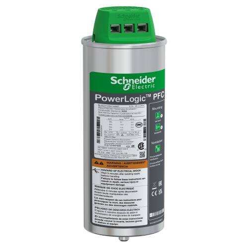 Schneider Electric BLRCH120A144B57 Varplus Can Hduty Kondansatör 12/14,4 kVAR 575 V 50/60Hz - 1