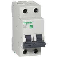 Schneider Electric EZ9F34210 Easy9 2 Kutup 10A 4,5kA C Tipi Otomatik Sigorta - 1