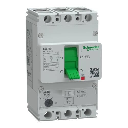 Schneider Electric G20B3A40 Gopact Şalter 200B 3P3D 25Ka Ac 40A Tmd Ayarlanabilir - 1