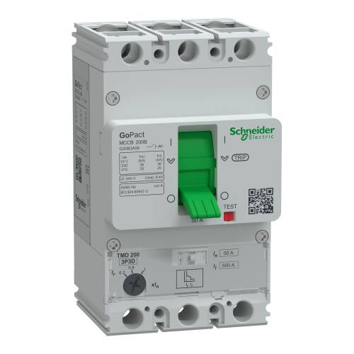 Schneider Electric G20B3A50 Gopact Şalter 200B 3P3D 25Ka Ac 50A Tmd Ayarlanabilir - 1