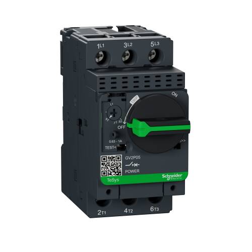 Schneider Electric GV2P05 Tesys Gv2Devre KesiciTermal Manyetik 0,63-1 A - 1