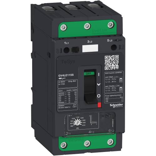 Schneider Electric GV4LE07N Manyetik Devre Kesici Tesys Gv4 3P 7 A Icu 50 kA - 1