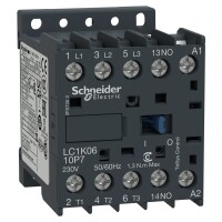 Schneider Electric LC1K0610Q7 TeSys K Kontaktör 3 Kutup 6A AC3 380VAC 1NA - 1