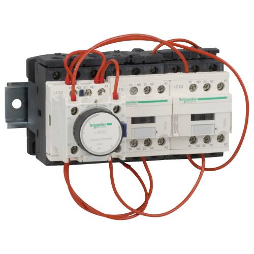 Schneider Electric LC3D09AB7 TeSys Deca Yıldız-Üçgen Yolverici 3x3P 7.5kW 24VAC - 1