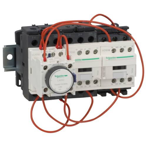 Schneider Electric LC3D32AB7 TeSys Deca Yıldız-Üçgen Yolverici 3x3P 25kW 24VAC - 1