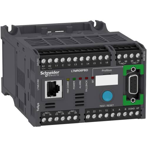 Schneider Electric LTMR08PBD TeSys T Motor Kontrolör 0.4-8A 24VDC Profibus - 1