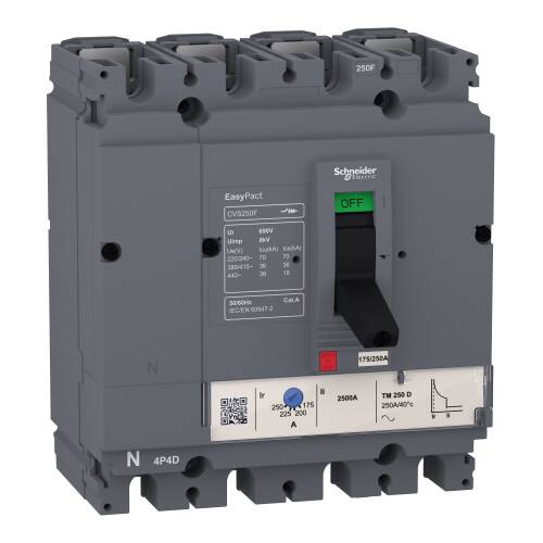 Schneider Electric LV516342 Easypact Cvs Cvs160F Tm125D Devre Kesici 4P/3D - 1